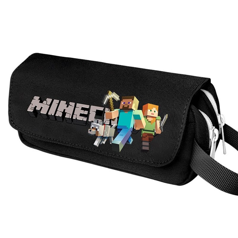 Trousse Minecraft Héros grand format à double compartiment