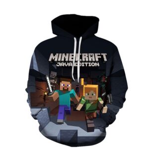 Sweat à capuche Minecraft Java Edition enfant et adulte